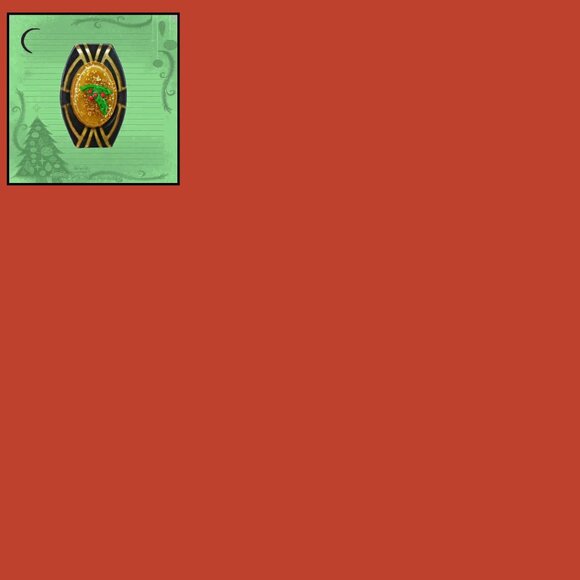 Art Deco Christmas &Winter Brooch, OOAK Holiday Pin Made with Vintage - Picture 14 of 14